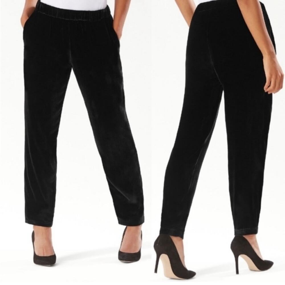 Tommy Bahama Black Velvet Sands Pull On Pants Size Large